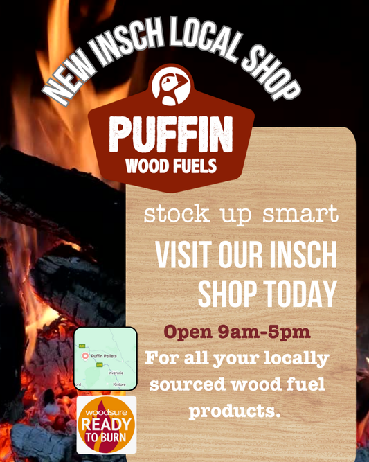 New Shop Now Open at Puffin Wood Fuels’ Insch Depot!
