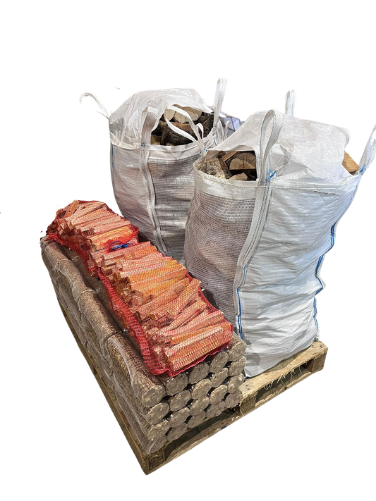 Kiln Dried Birch Mixed Firewood Bundle (Small or Large)