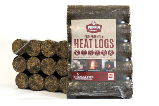 Puffin Cask Heat Logs - 10kg Packs